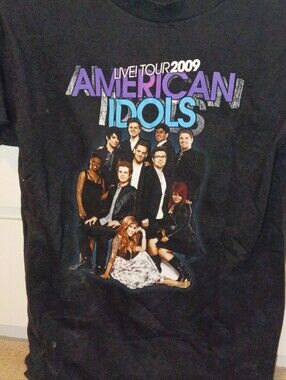 American Idol 2009 Tour Concert tee Adam Lambert, Danny Gokey, Kris Allen
